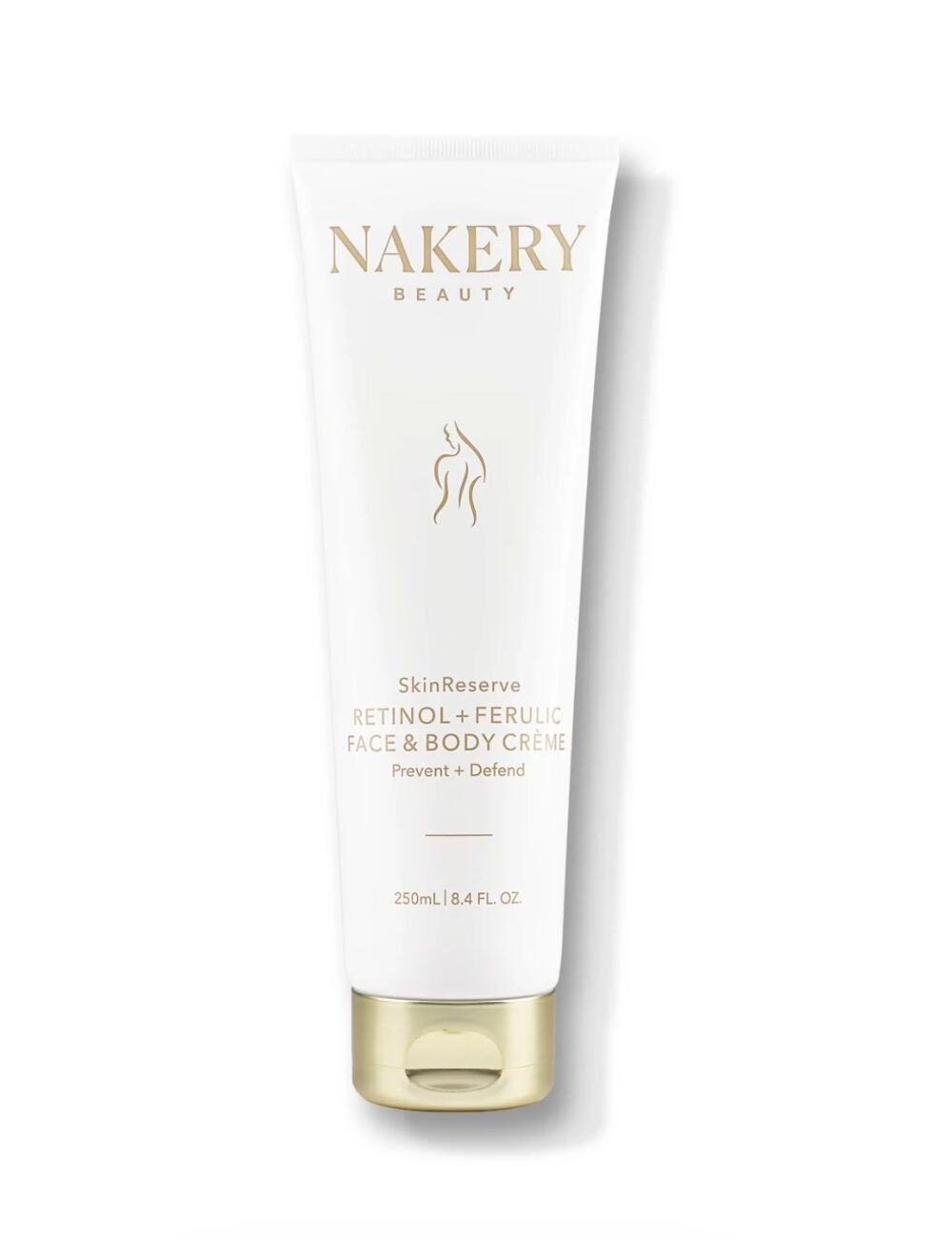 NAKERY BEAUTY | SKIN RESERVE RETINOL + FERULIC FACE & BODY CREME | NEW 8.4 oz.